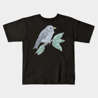 Vintage Colored Bird Kids T-Shirt